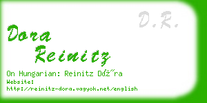 dora reinitz business card